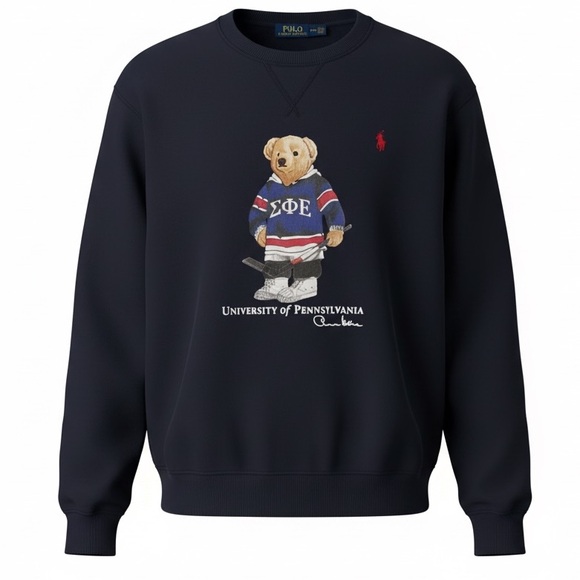 POLO Ralph Lauren University of Pennsylvania Bear Sweatshirt Navy Men’s M
